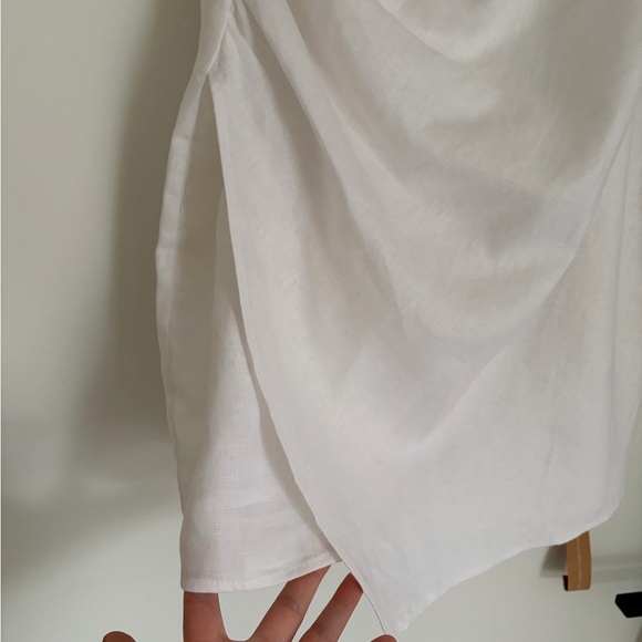 NWT Reformation “Kerrigan” White Linen Mini Dress - Picture 10 of 16